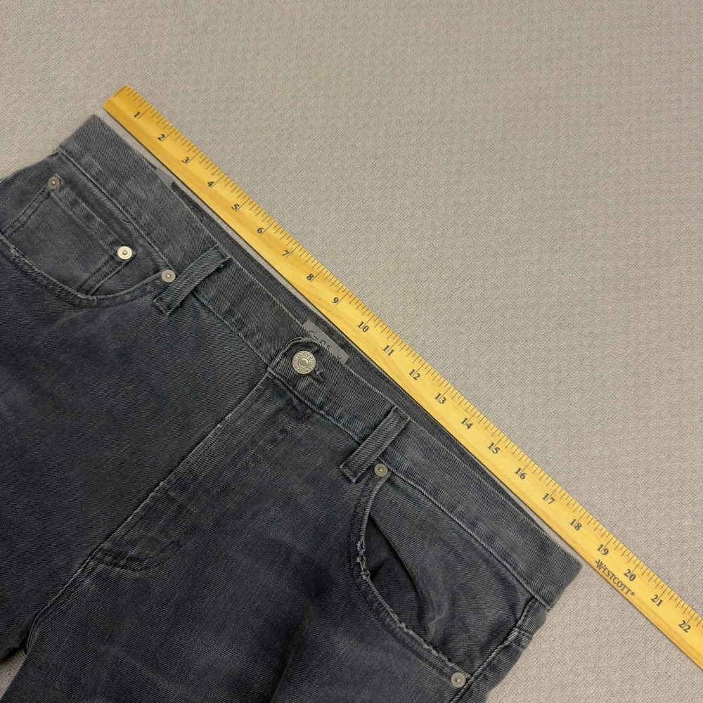 Citizens of Humanity Jeans Mens 36x34 Gray Core Straight Fit Denim Made in USA - Picture 13 of 13